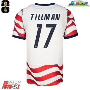 Estados Unidos Malik Tillman #17 Primera Equipación Mundial 2026 Manga Corta